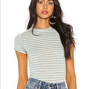 Cute, light weight striped tee.